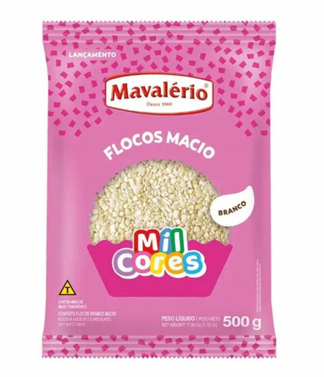 Flocos Macio Branco 500g